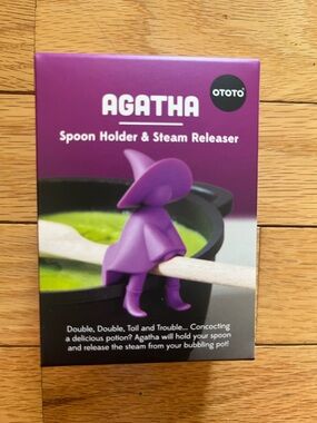 Agatha Spoon Holder & Steam Releaser - Purple
